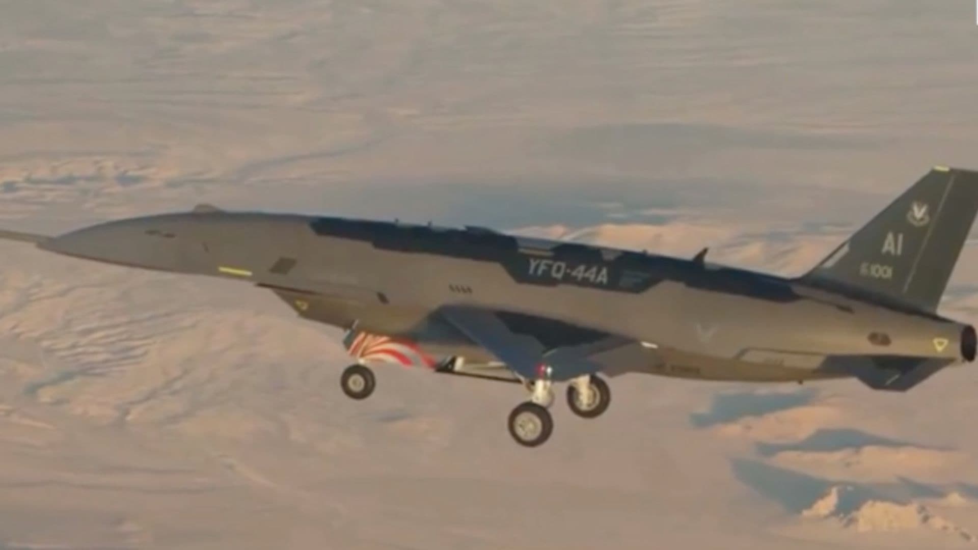 Futuristic fighter drone, built in US, undergoes first flight testing