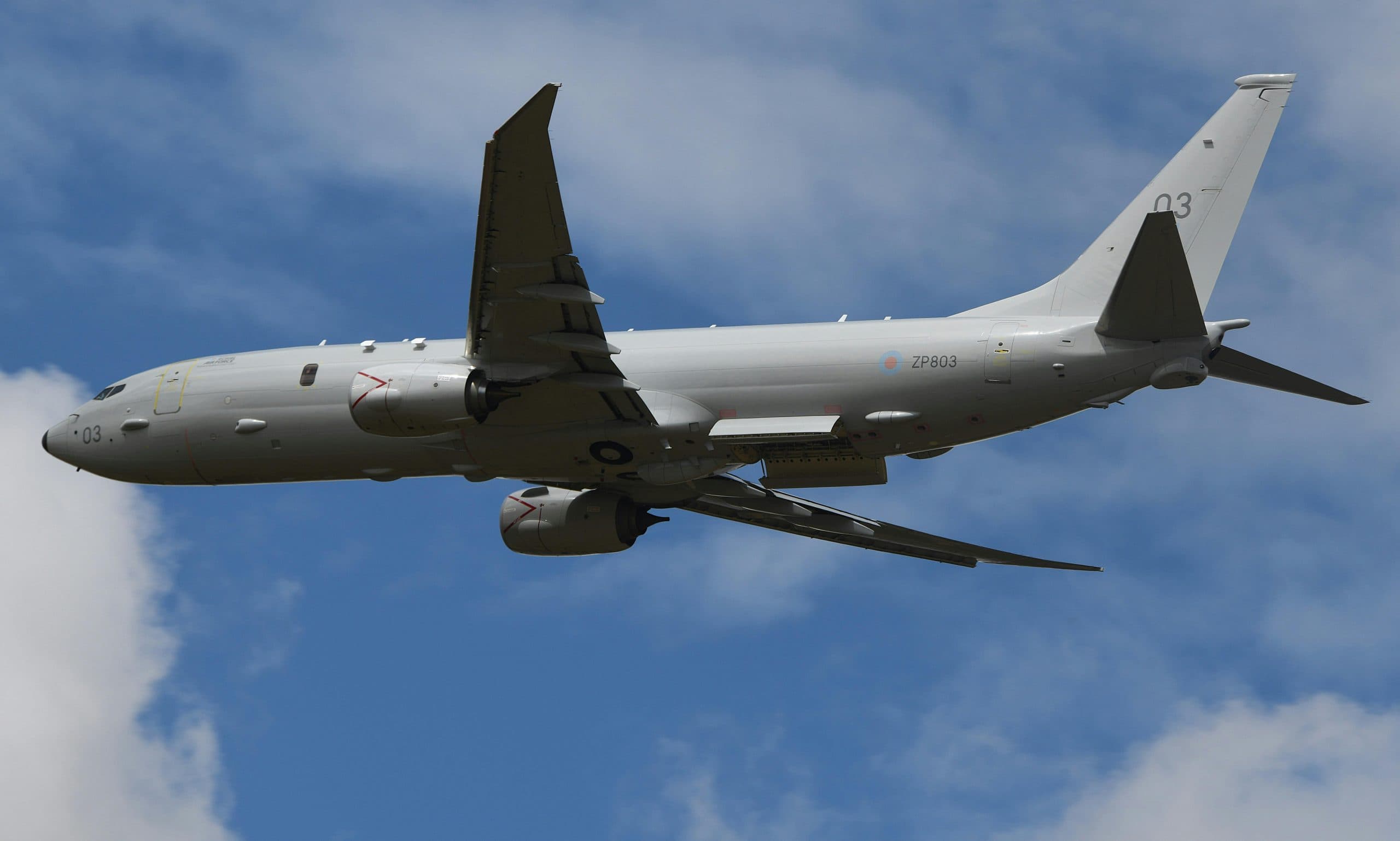 U.S. Navy's P-8 Poseidon Patrol Jet Flies Unusual Presidential Security Mission Over Miami